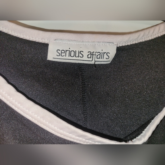 Vintage serious affairs baby girl blouse y2k style XL - Picture 5 of 6